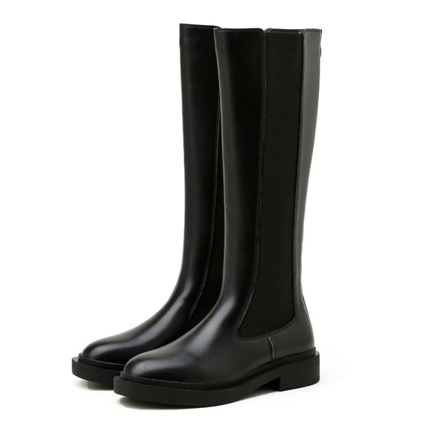 

Minimalist Zip Back Chelsea Boots, Black