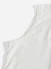 SHEIN EZwear Plus 3pcs Solid Tank Bodysuit - Multicolor - View 5