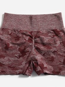 Easithlete 4入組無縫迷彩印花運動短褲,彈性短褲 - 彩色 - 查看 3