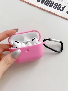 素色耳機殼適用於Airpods Pro - 玫紅色 - 查看 1