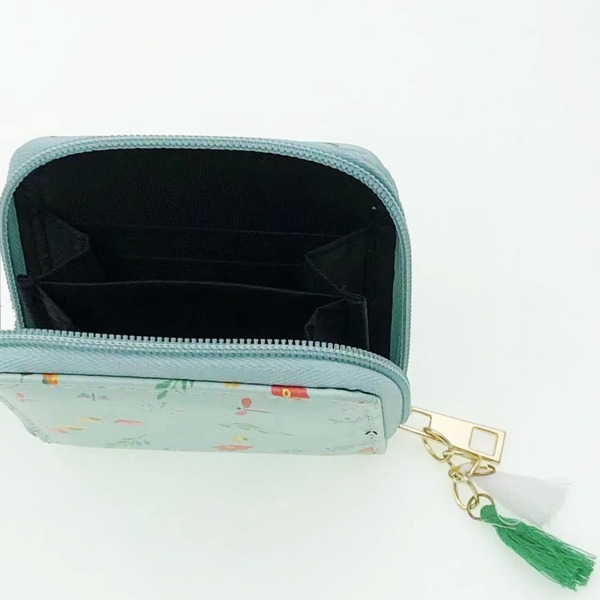 

Planets & Animal Graphic Tassel Decor Small Wallet, Multicolor