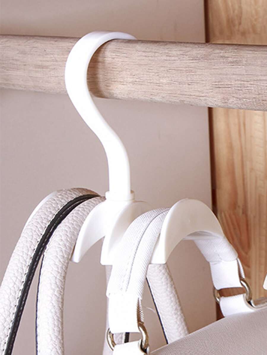 1pc Rotatable Bag Hanger - White - View 1