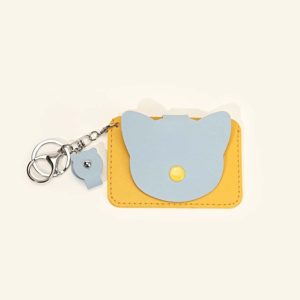 

Two Tone Card Holder, Multicolor