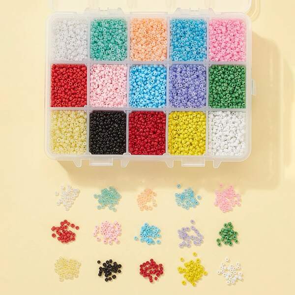 

1box Bead DIY Jewelry Accessory, Multicolor