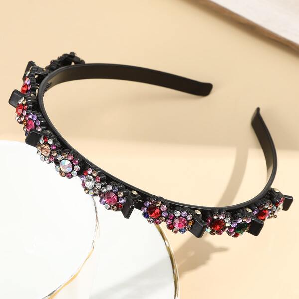 

Rhinestone Decor Headband, Multicolor