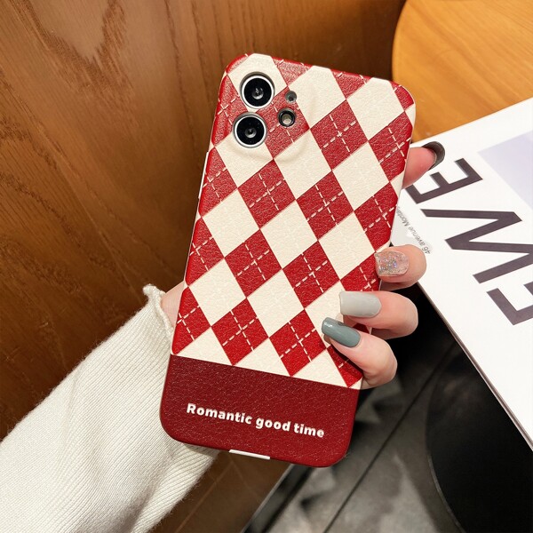 

Argyle Phone Case, Multicolor