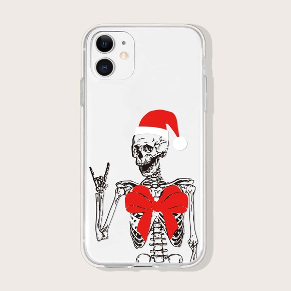 

Christmas Skull Phone Case, Multicolor