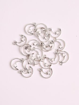 20入組月亮DIY吊墜