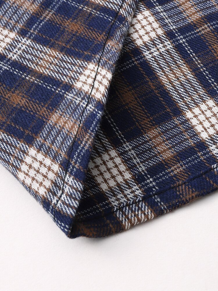 Manfinity Homme Chemise à carreaux (sans top) - Multicolore - Voir 4