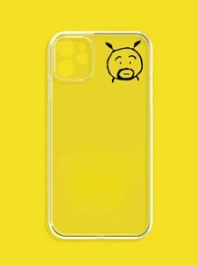 Cartoon Graphic Clear Phone Case