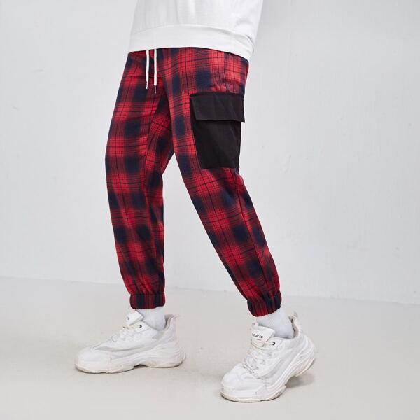 

Guys Pocket Drawstring Pants, Multicolor