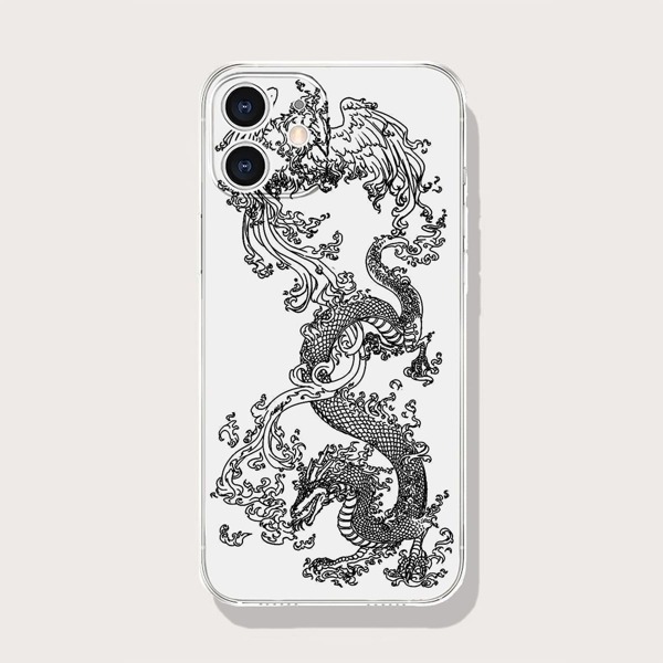 

Chinese Dragon Phone Case, Clear