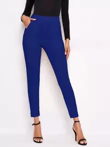 BizChic Dopasowane spodnie z kieszeniami