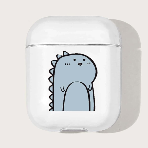 

Cartoon Dinosaur Pattern Case For Airpods, Clear