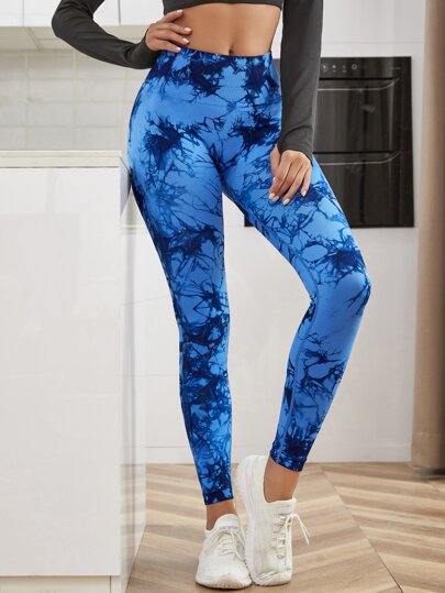 Seamless Softness Tie Dye Sports Leggings