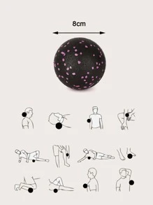 瑜伽身體滾輪按摩器 - 粉色 - 查看 3