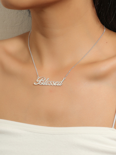 Letter Decor Necklace