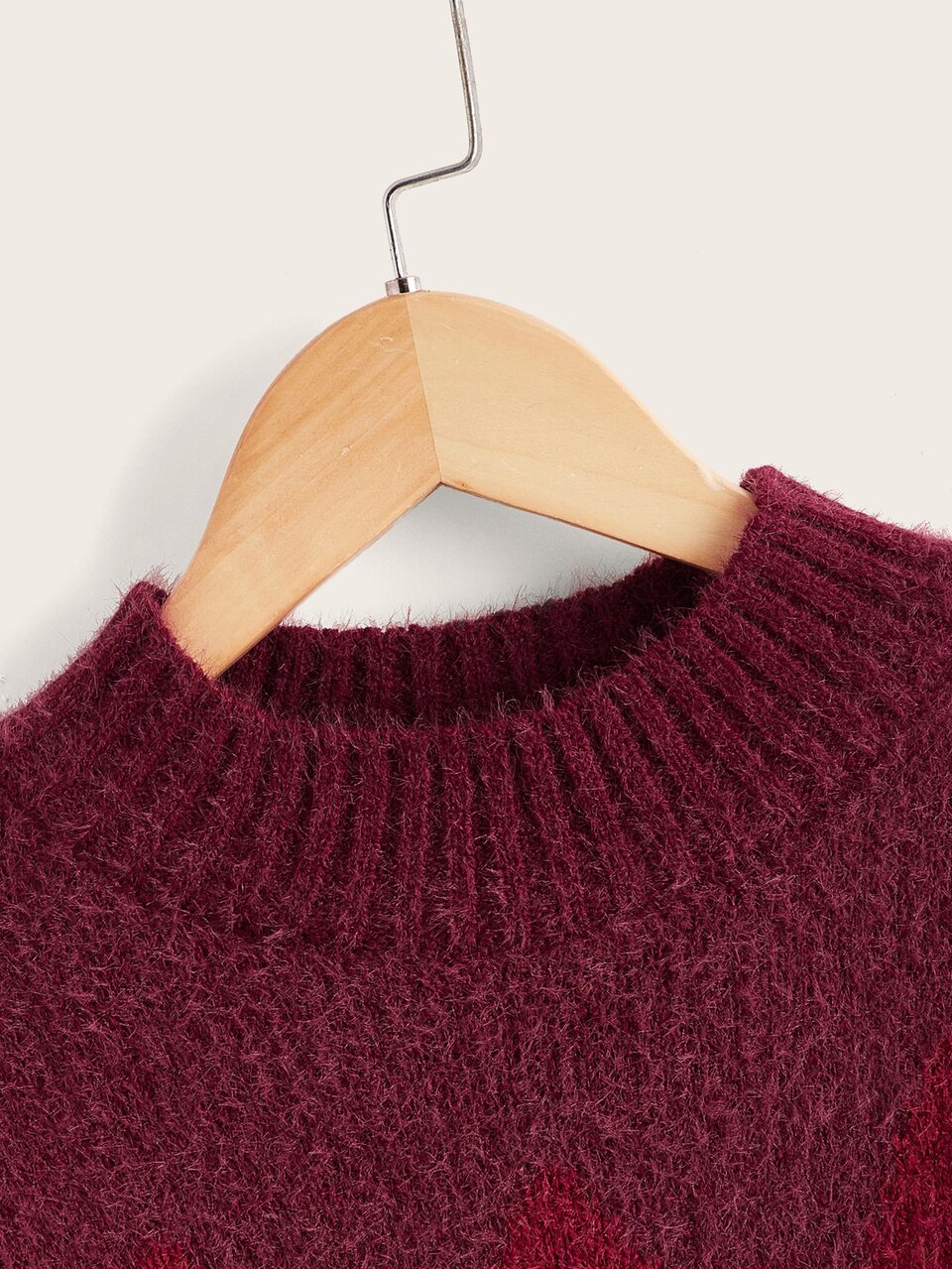 Girls Color Block Chevron Pattern Sweater