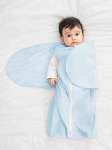 2 件纯色婴儿襁褓毯 情人节爱心款