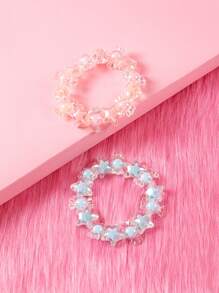 ROMWE Kawaii 2 piezas Pulsera con diseño de estrella - Multicolor - Ver 5