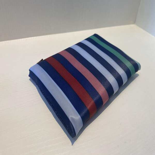 

Striped Pattern Shopping Bag, Multicolor