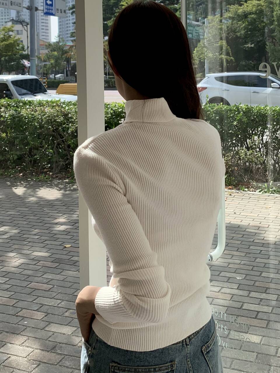 New Arrival Business Casual Solid Color Turtleneck Sweater For Autumn,Long Sleeve Tops,Fall Women Clothes