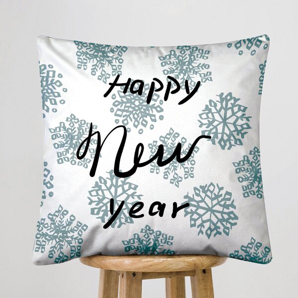 

Slogan Graphic Cushion Cover Without Filler, Multicolor