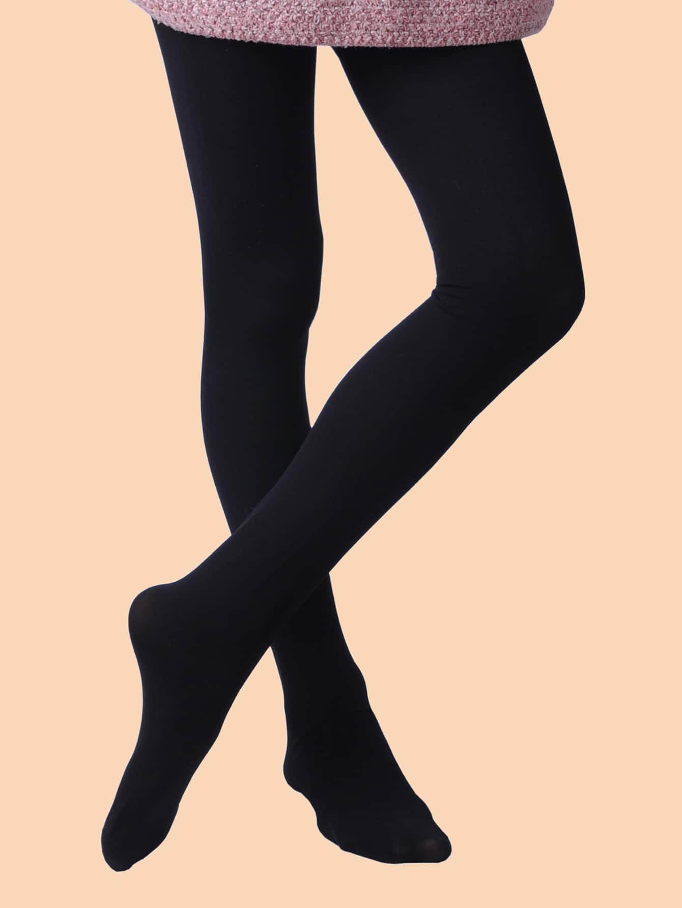 1 đôi quần bó màu đen cho bé gái mới biết đi