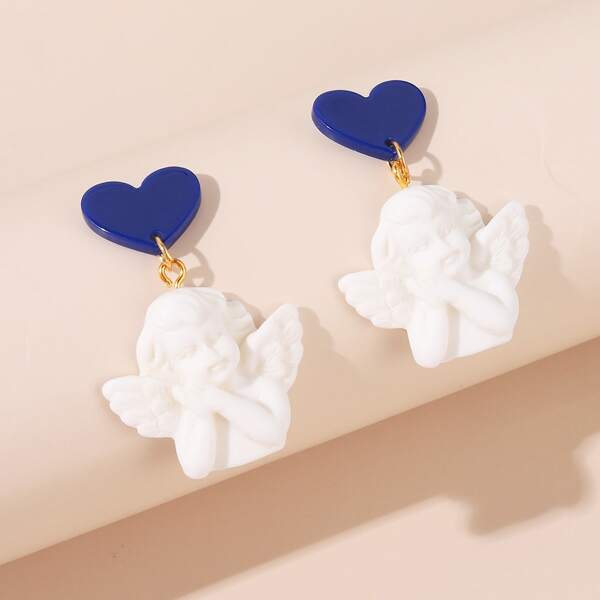 

Angel Drop Earrings, Multicolor