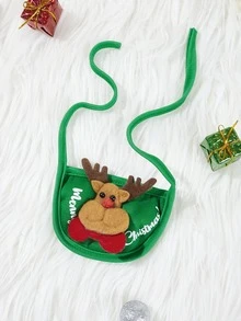2pcs Pet Christmas Hat & Bib Set - Multicolor - View 4