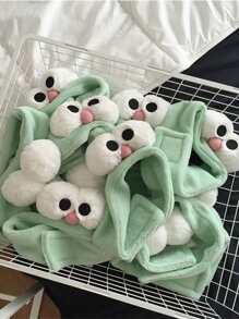 1pc Eye Detail Bath Headbandbathroom Decor Summer - Mint Green - View 1