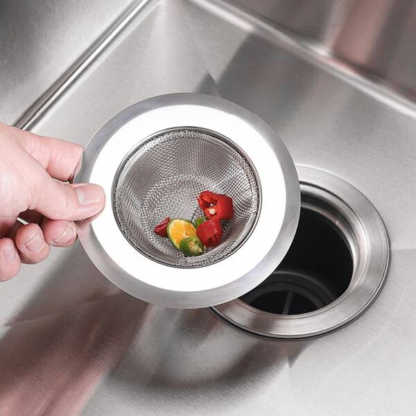

2pcs Stainless Steel Floor Drain, Silver