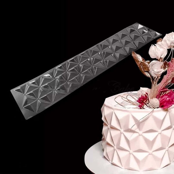 

1pc Clear Cake Decorating Press Stencil