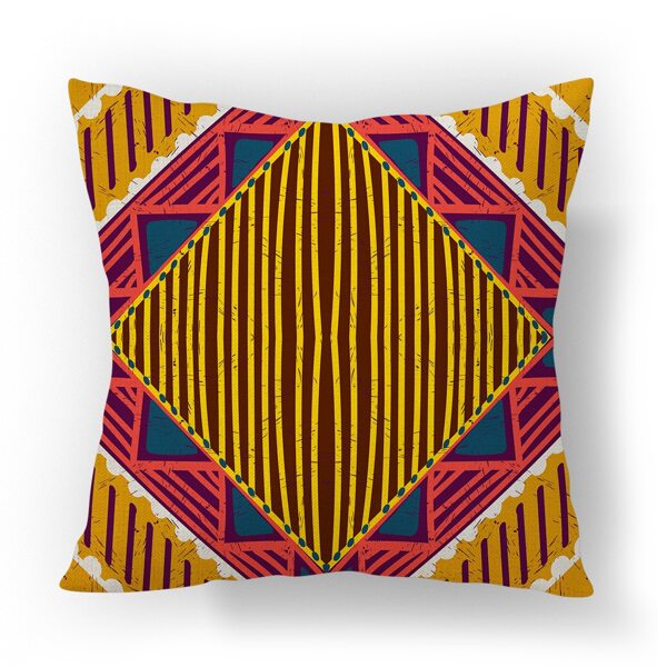 

Geometric Pattern Water Proof Outdoor Cushion Cover Without Filler, Multicolor