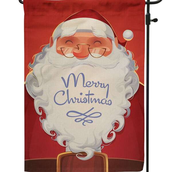 

Christmas Print Decorative Garden Flag, Multicolor