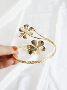1pc Flower Curtain Tieback - Gold - View 7