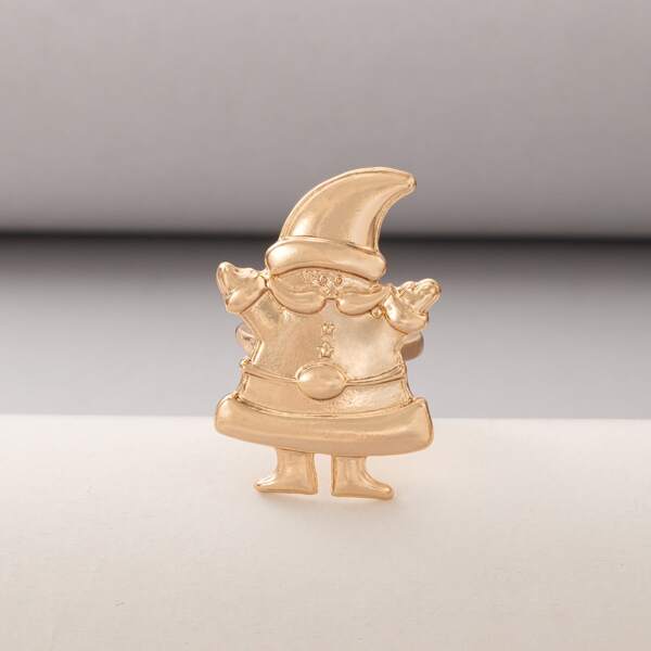 

Christmas Santa Claus Decor Ring, Gold