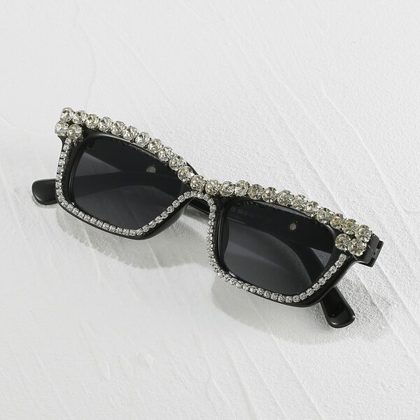 

Rhinestone Decor Sunglasses