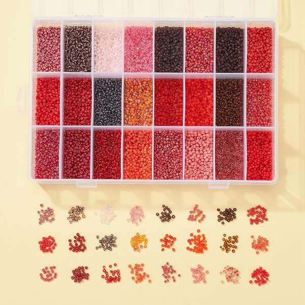 

1box Bead DIY Jewelry Accessory, Multicolor