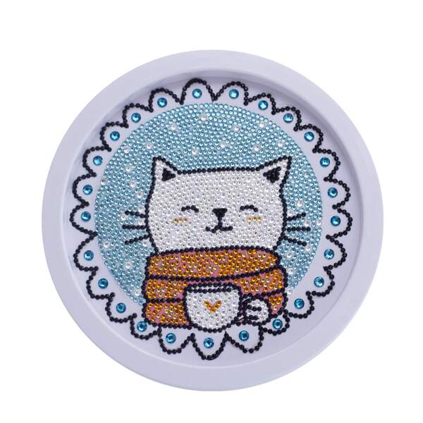 

Cat Print DIY Diamond Painting, Multicolor