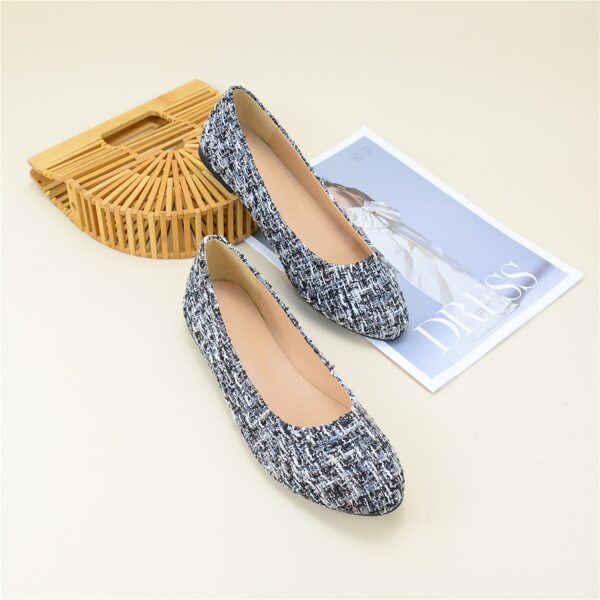

Colorblock Slip On Flats, Multicolor