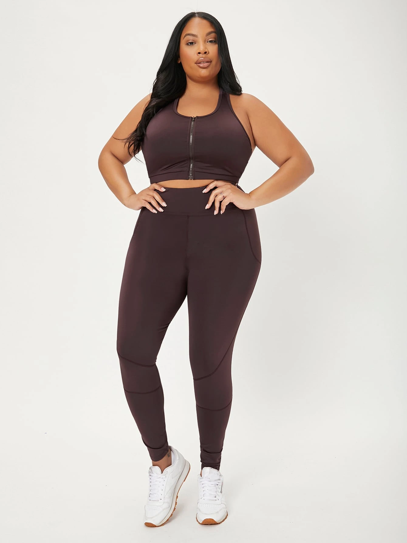 Zipper Sports Leggings