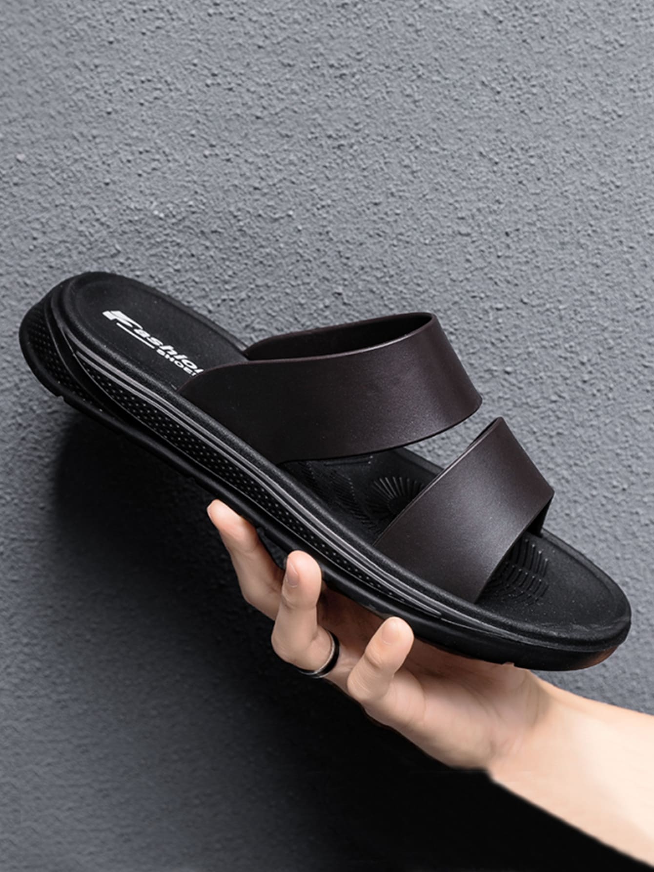 Dép xỏ ngón & dép nam - màu nâu - Xem 1