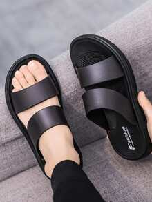 Dép xỏ ngón & dép nam - màu nâu - Xem 2