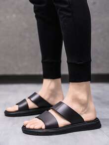 Dép xỏ ngón & dép nam - màu nâu - Xem 3