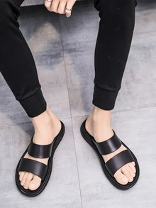 Dép xỏ ngón & dép nam - màu nâu - Xem 4