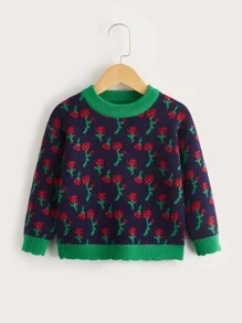 Áo len cho bé gái Sò điệp Hoa Giải trí - Nhiều màu - Xem 1