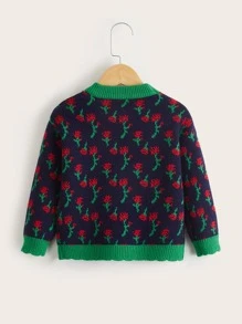 Áo len cho bé gái Sò điệp Hoa Giải trí - Nhiều màu - Xem 2