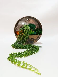 1pc Artificial Vine Plant - Green - View 2