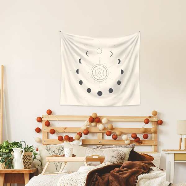 

Moon Print Tapestry, Multicolor